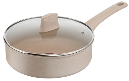 Tefal Delight Sauté Pan 24 Cm, Non-Stick Coating, Heat Indicator, 100% Recycled Aluminum Body, G2933202