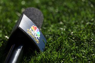 Microphone with NBC Sports logo