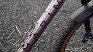 Details on the decals of the Marin Pine Mountain special edition