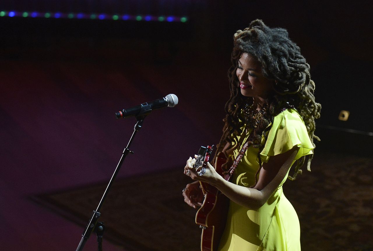 Valerie June performs in 2014.