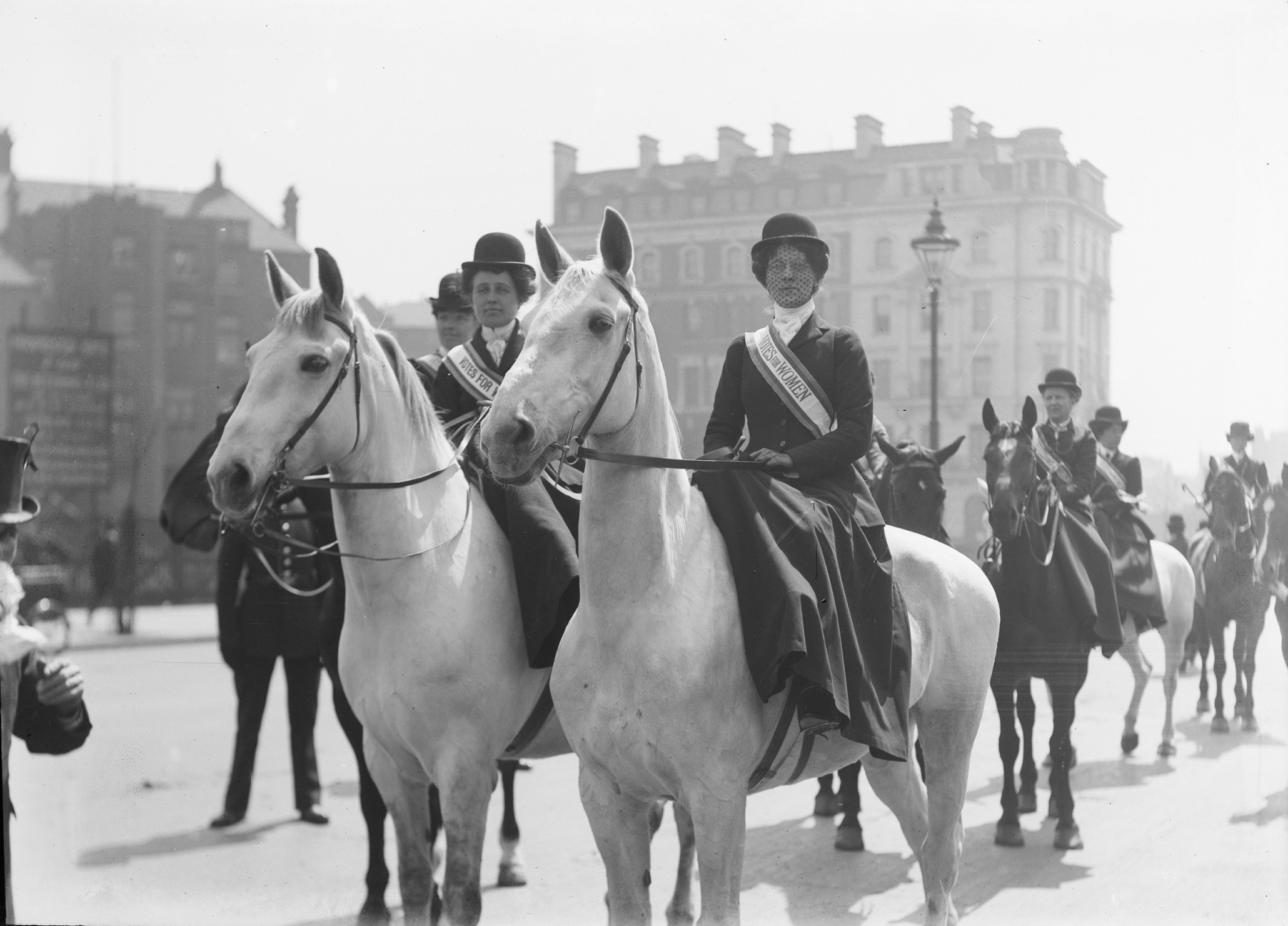 A suffrage parade in London