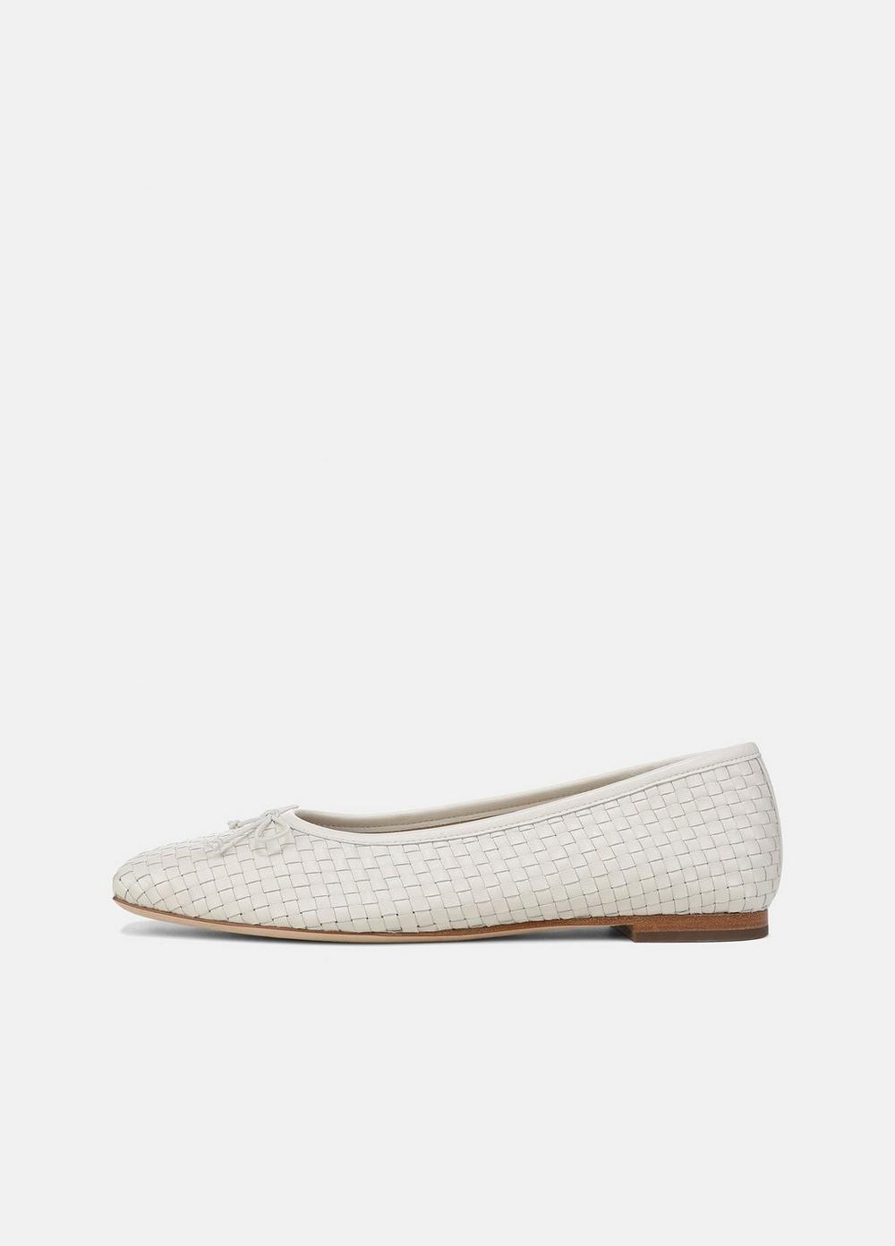 Darla Woven Leather Ballet Flat