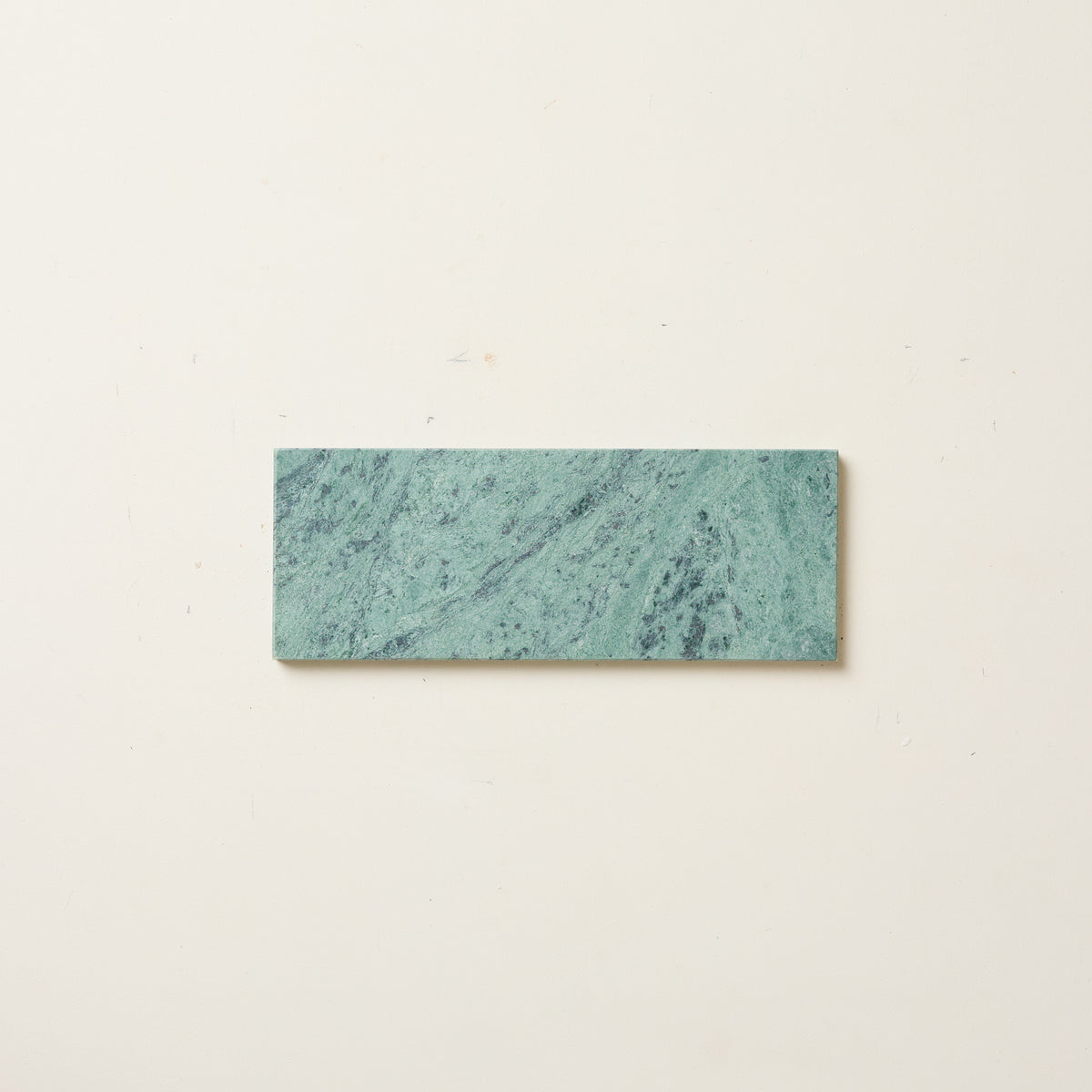 Green Herringbone Honed Marble Tile