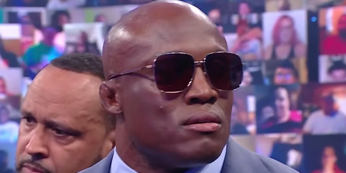 Bobby Lashley looking dead serious WWE