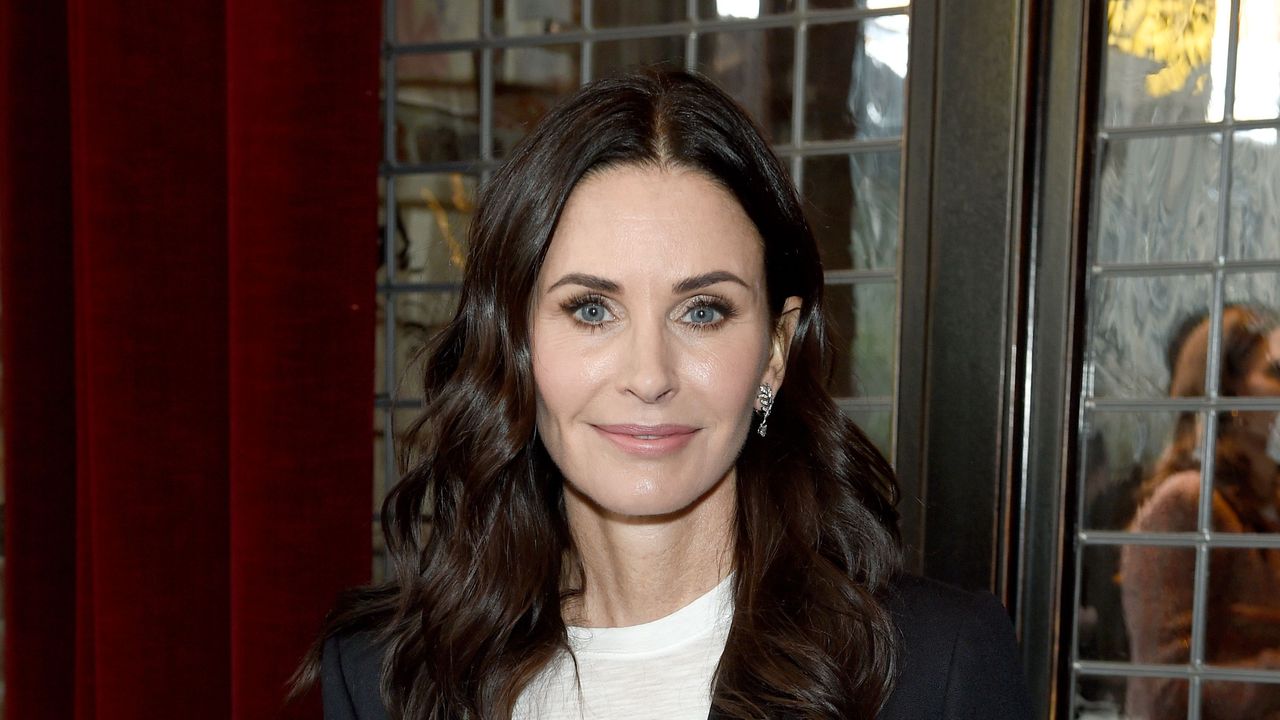 new york, ny october 16 courteney cox wearing chanel at through her lens the tribeca chanel womens filmmaker program luncheon at locanda verde on october 16, 2018 in new york city photo by dimitrios kambouriswireimage