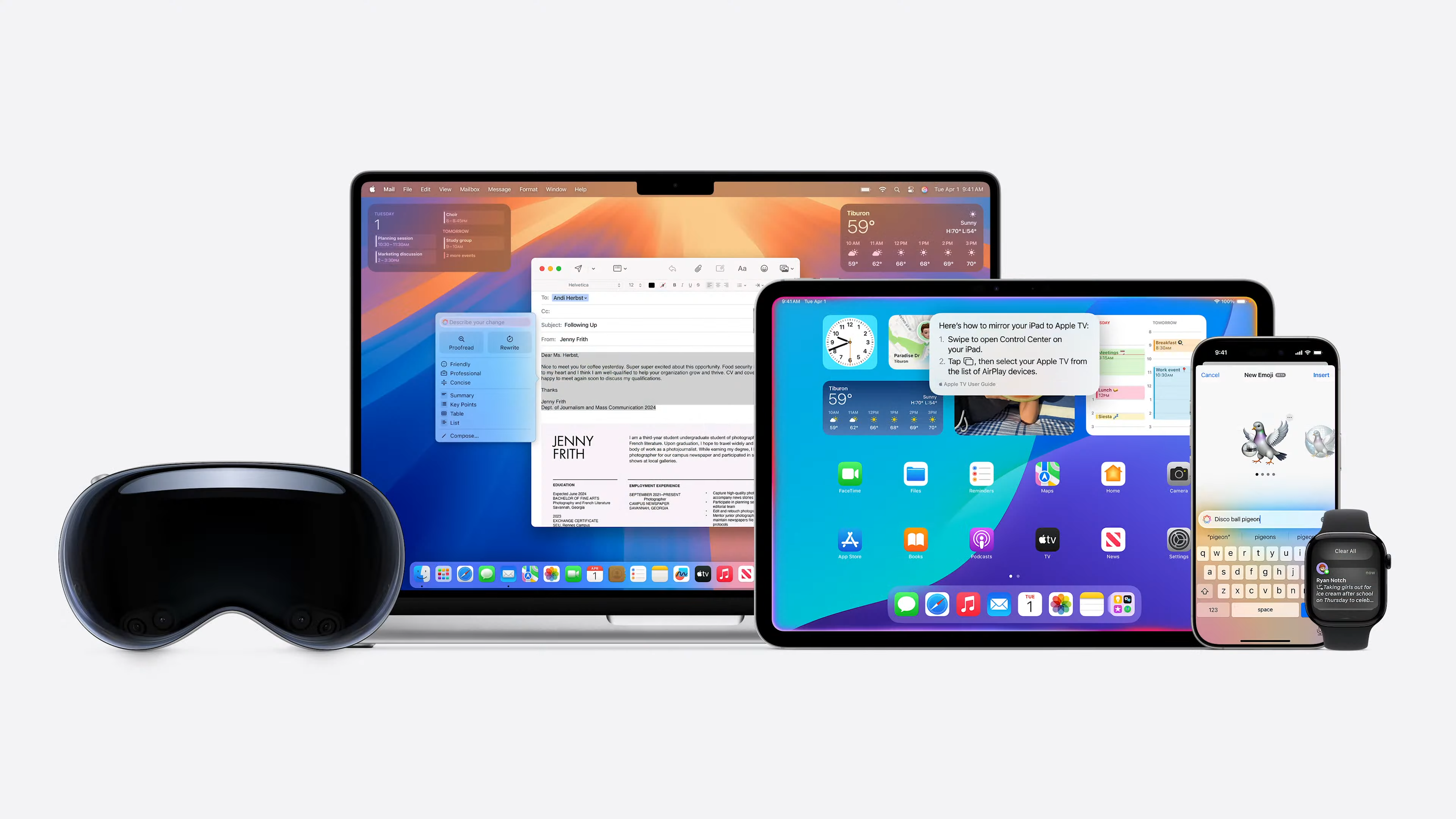 Apple device lineup