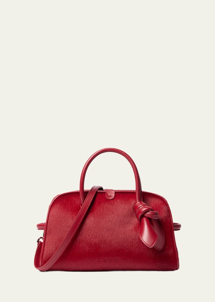 Small Turismo Bowling Bag in Pony Hair and Leather