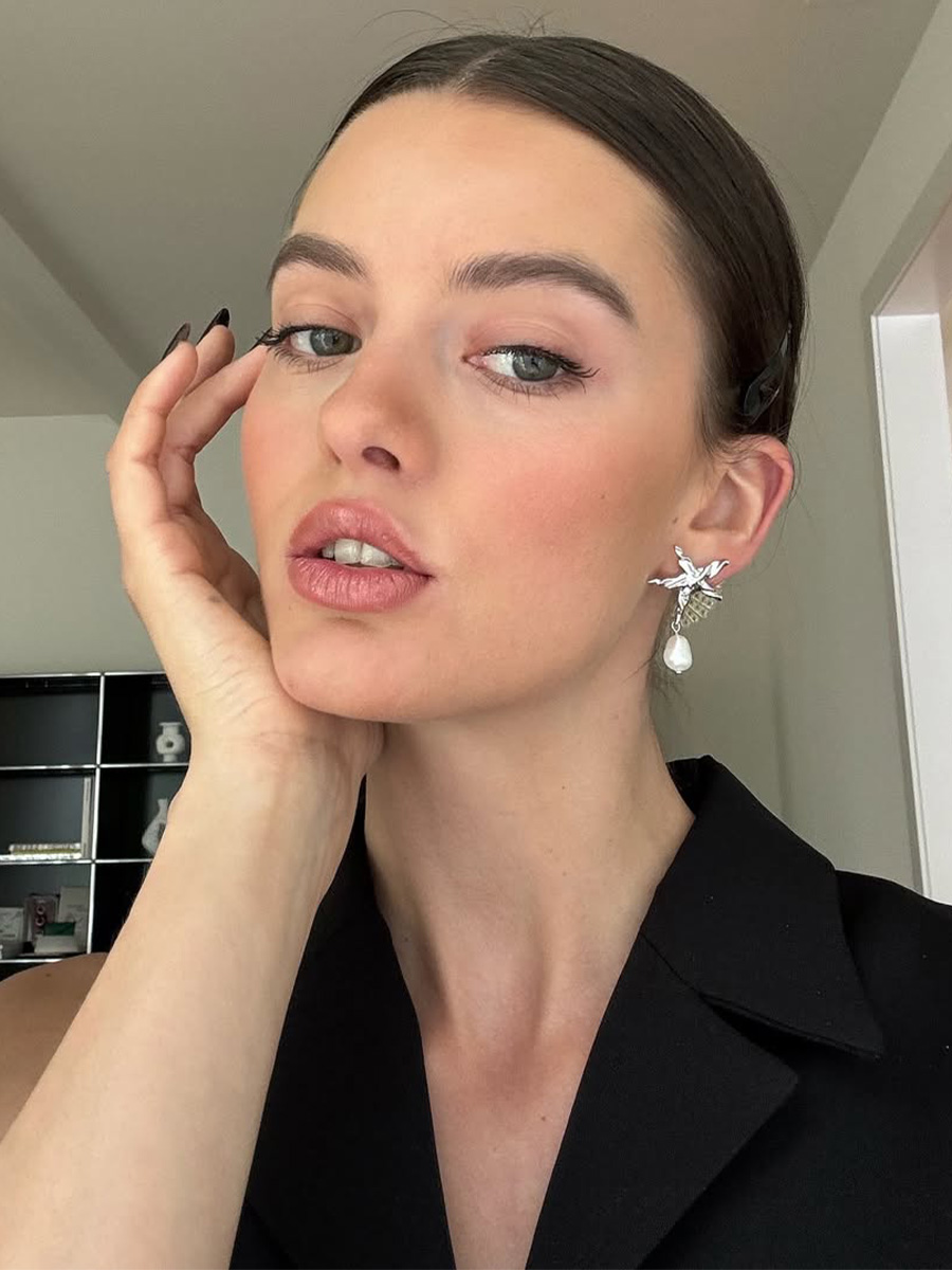 Mary L. Jean with a bright, even-toned complexion courtesy of Chanel Beauty