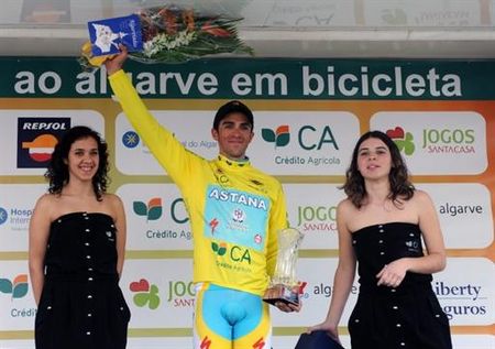 Alberto Contador (Astana) wins the Volta ao Algarve for the second straight year.