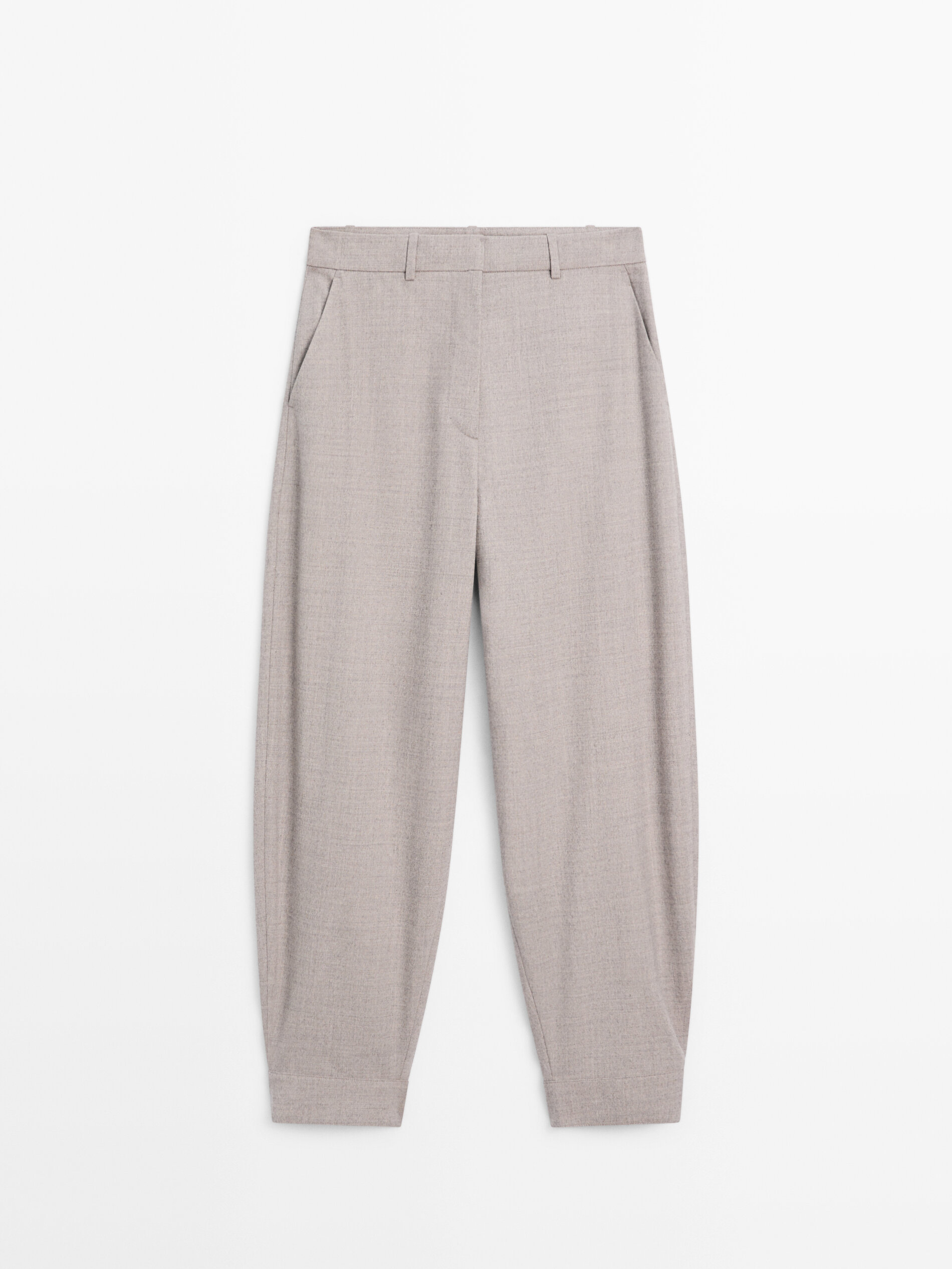 Sarouel Trousers With Buckle Detail