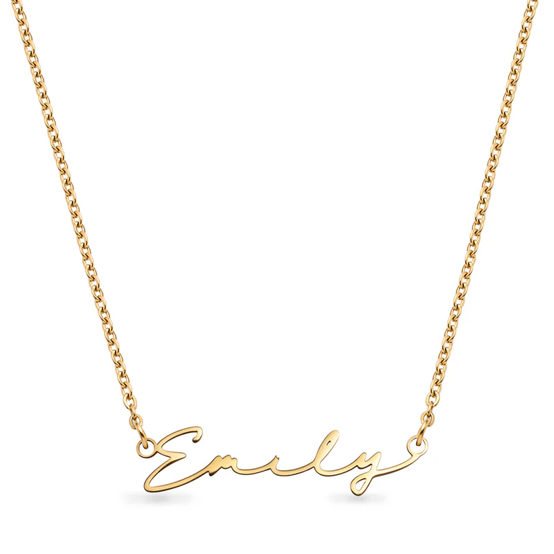 Abbott Lyon name necklace