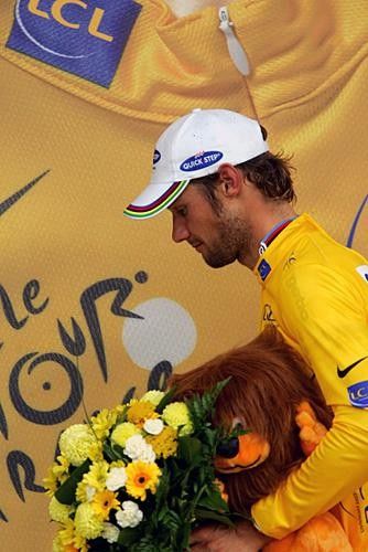 Tom Boonen (Quickstep) did not look happy to not have today's stage win.