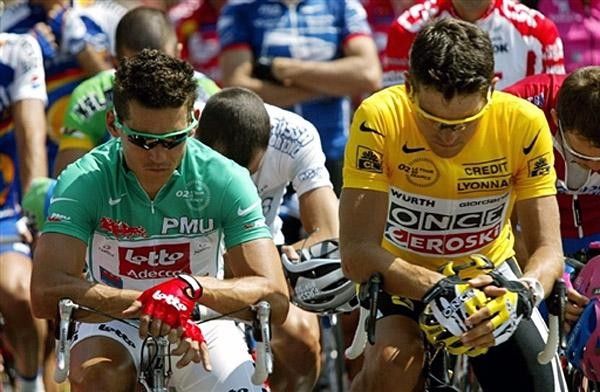 Robbie McEwen and Igor Gonzales de Galdeano
