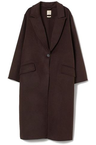 Oversize Wool-Blend Coat