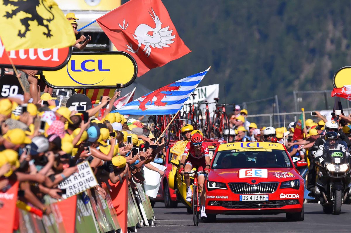 Ilnur Zakarin (Katusha) wins stage 17 of the Tour de France