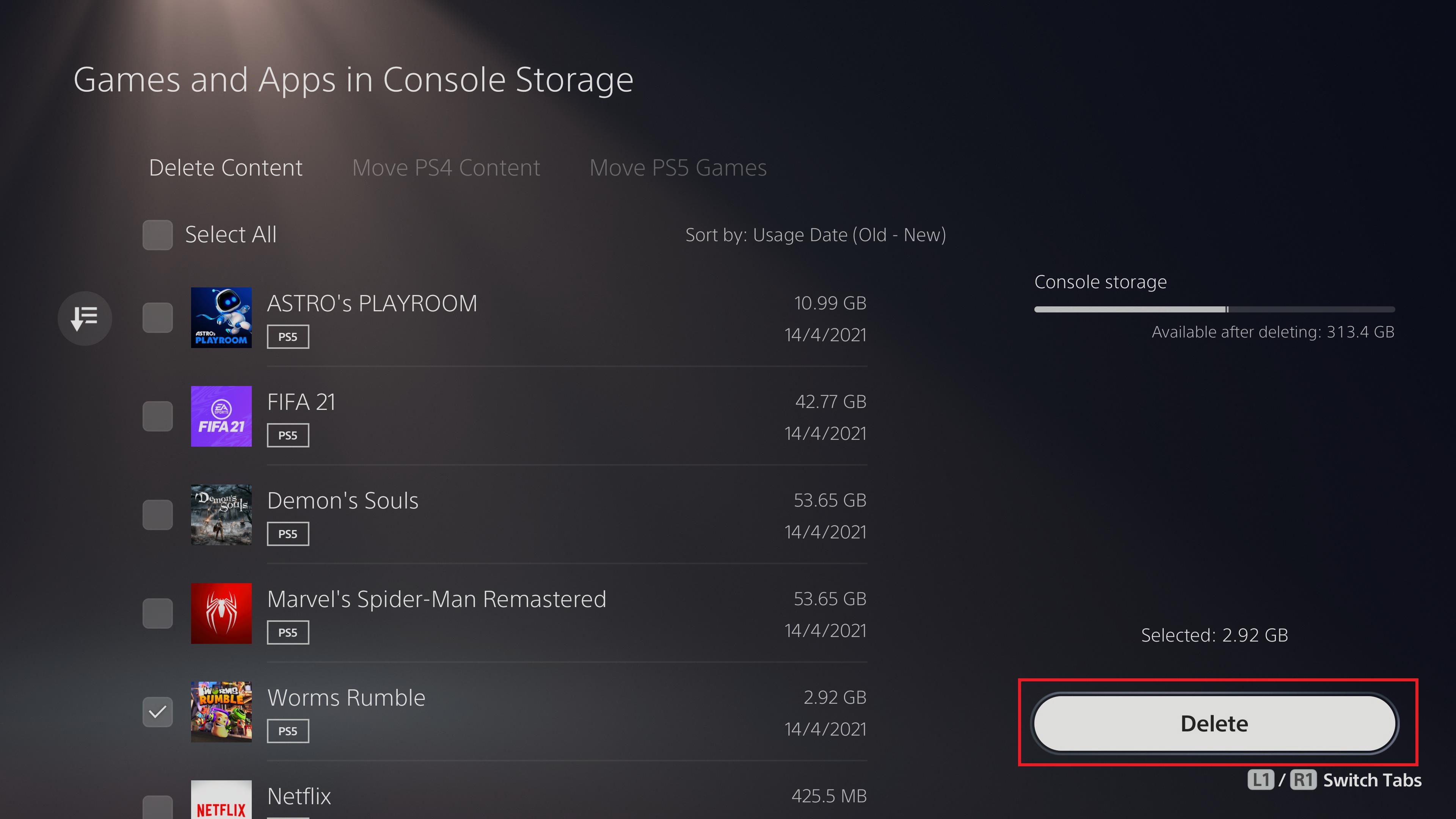 How to delete games on PS5 - remove unwanted games