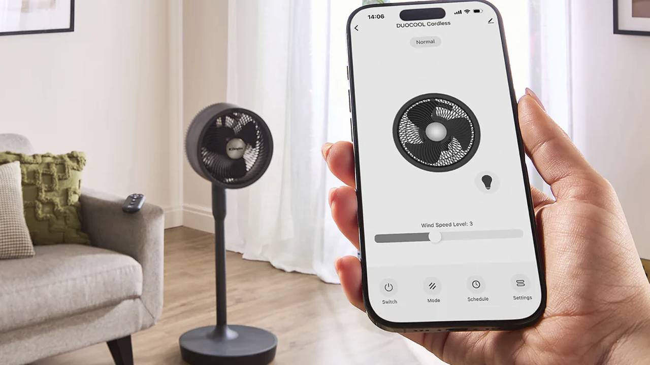 Dimplex DuoCool Smart Cordless 2-in-1 Fan