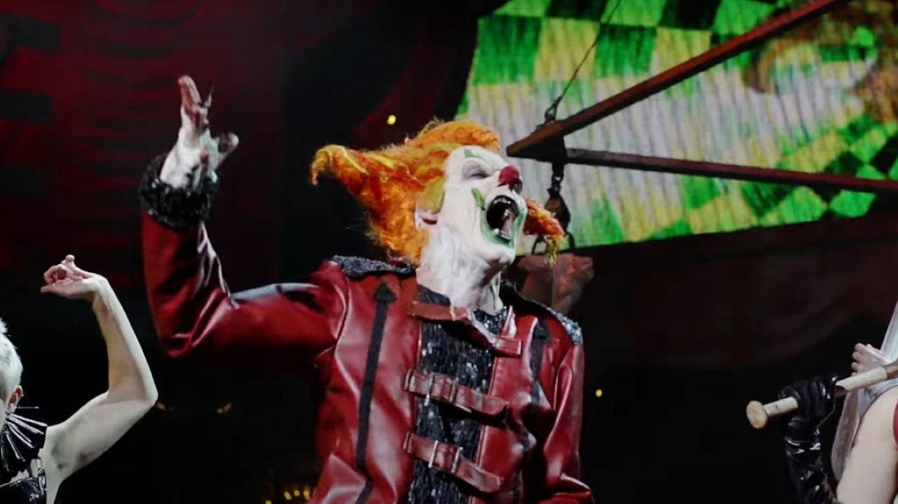 Jack the Clown performing on stage
