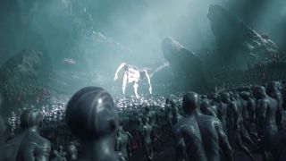 Unreal Engine 5 plugins; a rendered crowd scene