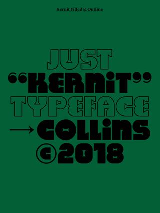 Fun and seventies themed Kernit typeface