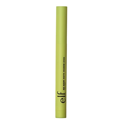 E.l.f. No Budge Matte Shadow Stick, One-Swipe Cream Eyeshadow Stick, Long-Wear & Crease Resistant, Matte Finish, Lava Lamp