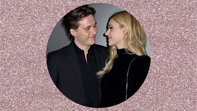 Brooklyn Beckham and Nicola Peltz attend the Saint Laurent show as part of the Paris Fashion Week Womenswear Fall/Winter 2020/2021 on February 25, 2020 in Paris, France.