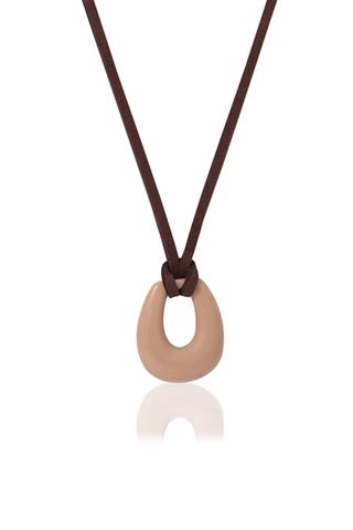Wolf & Badger cord necklace