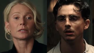 Gwyneth Paltrow and Timothee Chalamet in Marty Supreme