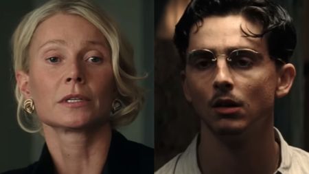 Gwyneth Paltrow and Timothee Chalamet in Marty Supreme