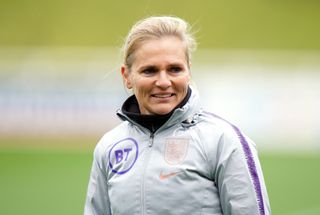 England have won six out of six games under Sarina Wiegman, with 53 goals scored and none conceded (Tim Goode/PA).