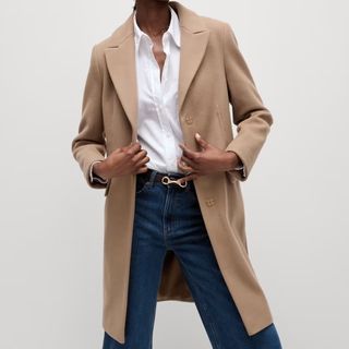 M&S Tailored Camel Coat