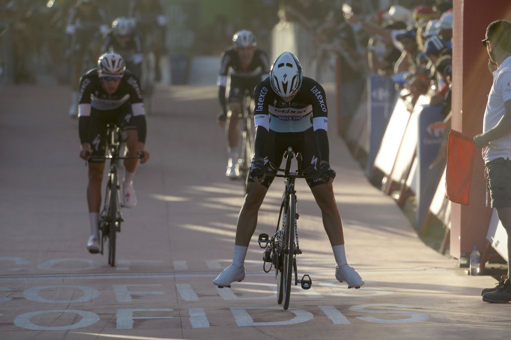 That's one way to cross the finish line