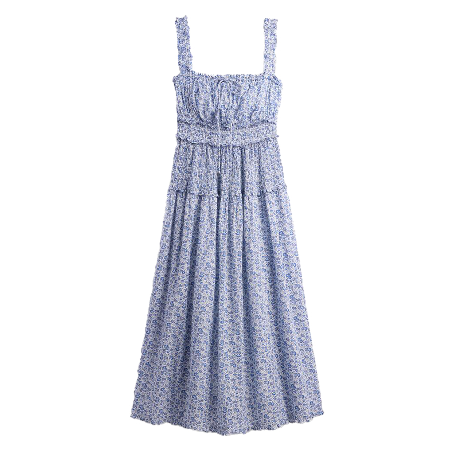 Doen x Gap blue dainty floral dress