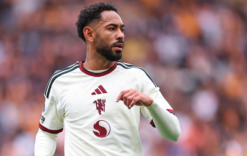 Matheus Cunha of Manchester United during the Premier League 2026/27 match between Hull City and Manchester United at MKM Stadium on August 22, 2026 in Hull, United Kingdom.