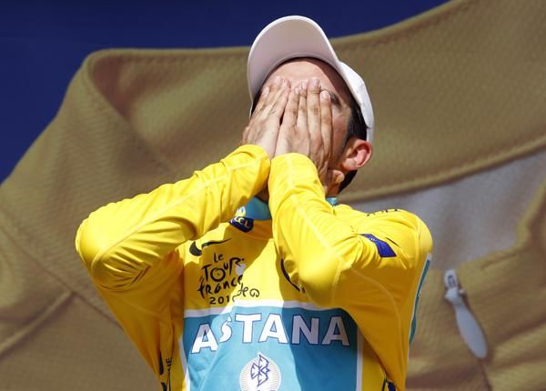 Alberto Contador (Astana) will wear yellow in Paris
