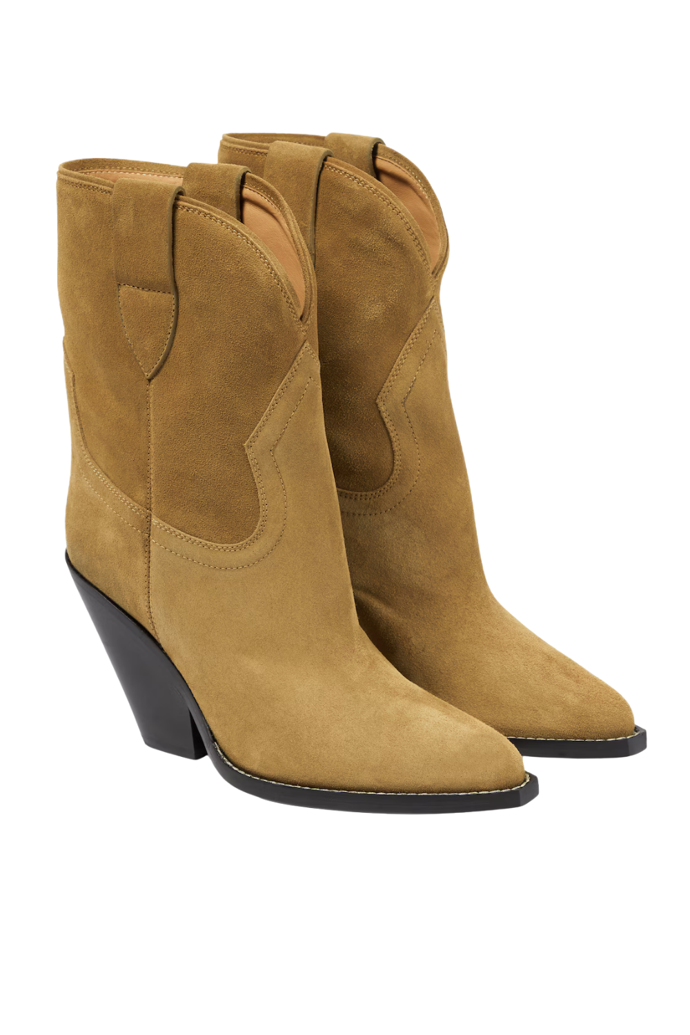 Leyane Suede Mid-Calf Cowboy Boots