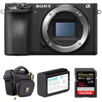 Sony A6500 body with accessories: