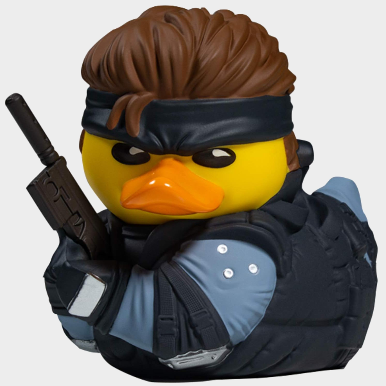 Metal Gear Solid Snake Tubbz on a plain background