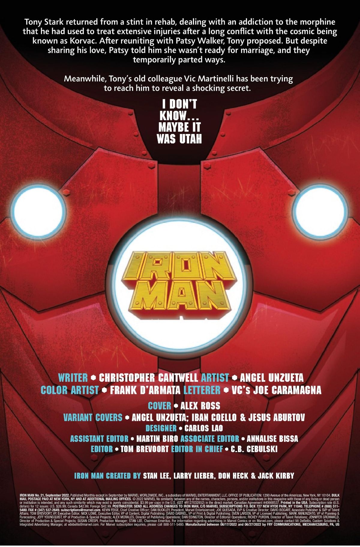 Iron Man #21