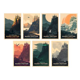 Olly Moss Harry Potter Poster Set