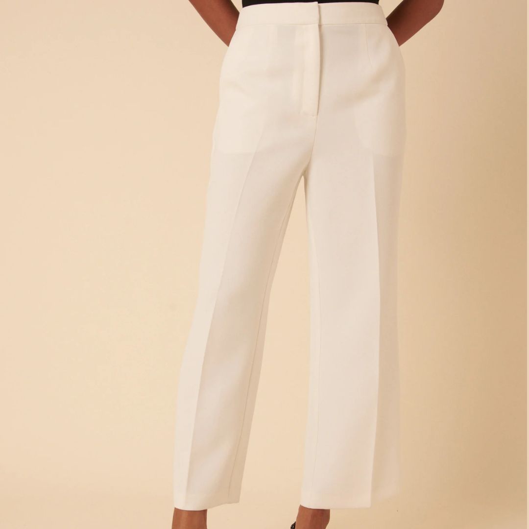 Nobody's Child Tailored White Trousers