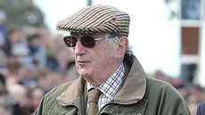 Armada's owner Paul Ridgeon during the presentations at Badminton Horse Trails 2014.