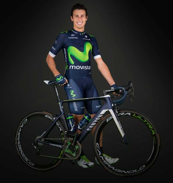 Adriano Malori with the team bike for 2016