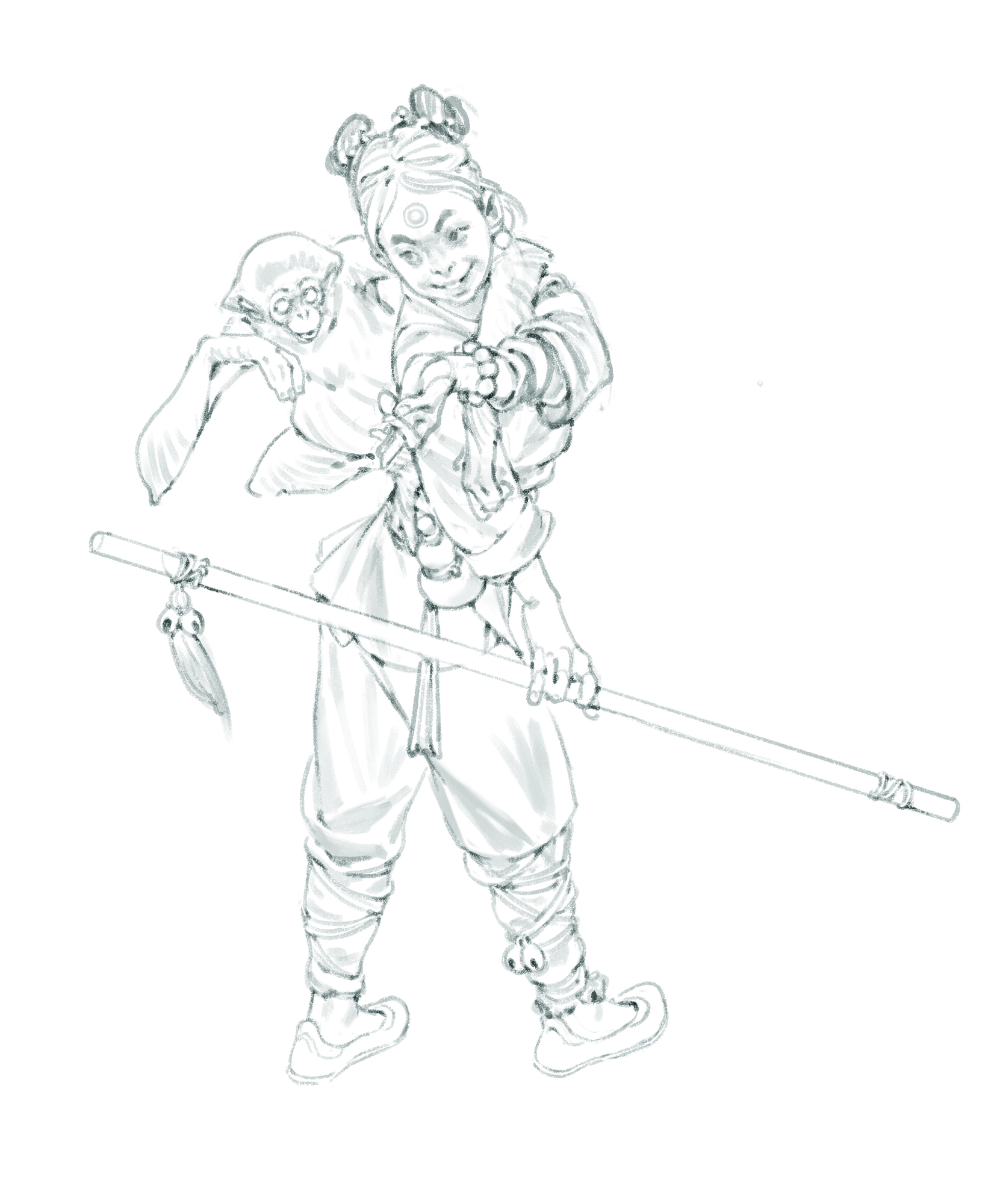Drawing from a Character art tutorial