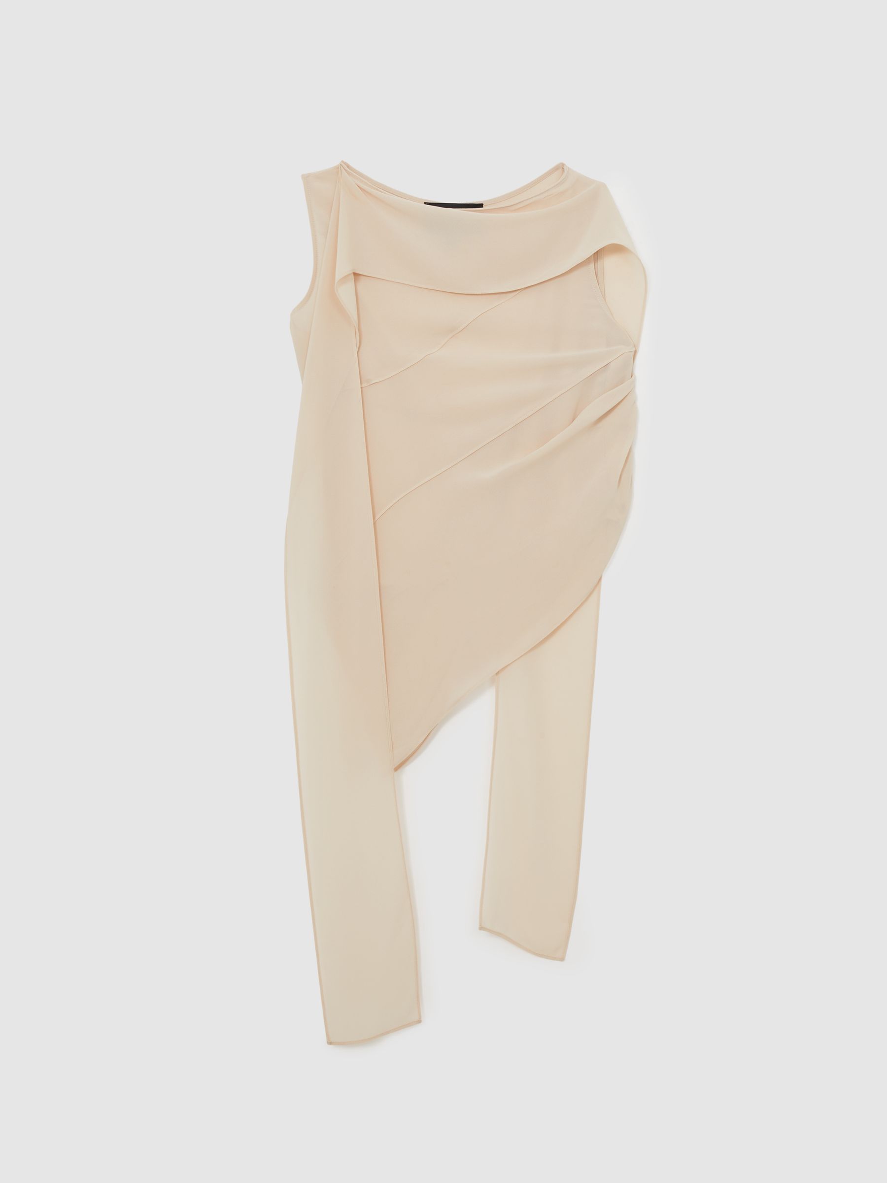 Reiss | Royal Ballet Panel Shell Top in Pale Pink