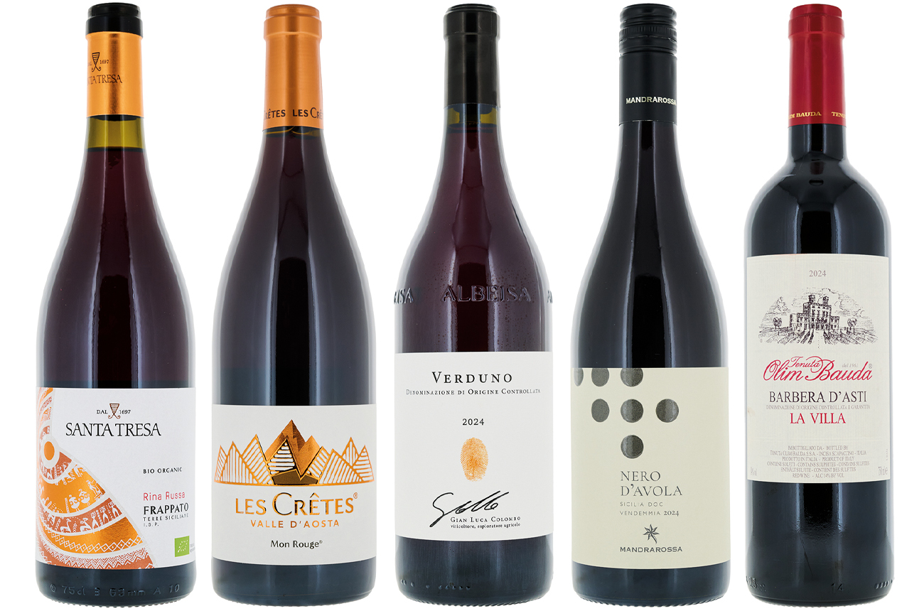 Unoaked Italian red wines