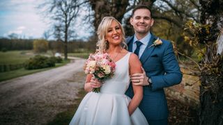 Married At First Sight UK's Morag and Luke on their wedding day
