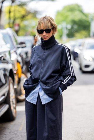 New York Fashion Week street style.