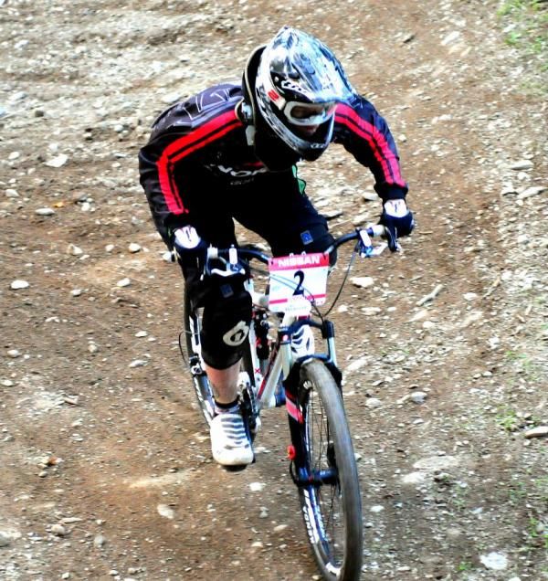 Fionn Griffiths (Norco World Team) wins the Bromont World Cup.
