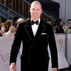 Prince William in a tux at the BAFTAs